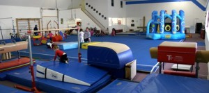 Image of indoor play gym with children playing