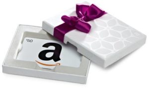 Image of Amazon gift card in Box